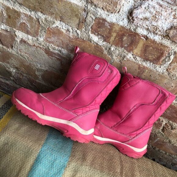 Girls Pink winter snowboots - Picture 3 of 9